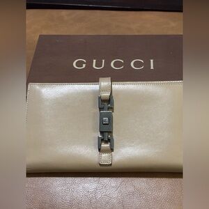 Gucci Jackie Long Continental Wallet with Box.